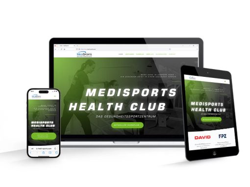 Website Medisports Health Club